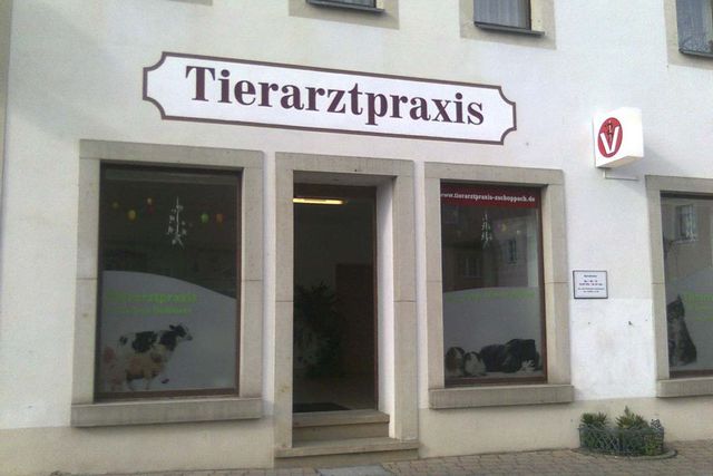 Außenansicht der Tierarztpraxis Dr. Barbara Hoffmann Grimma - in Zschoppach und Mutzschen